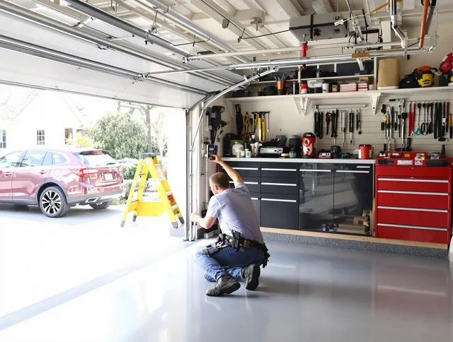 Local garage door repair service by Derby Garage Door Repair in Derby